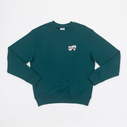 PARLEZ Iocus Graphic Sweatshirt in PETROL GREEN