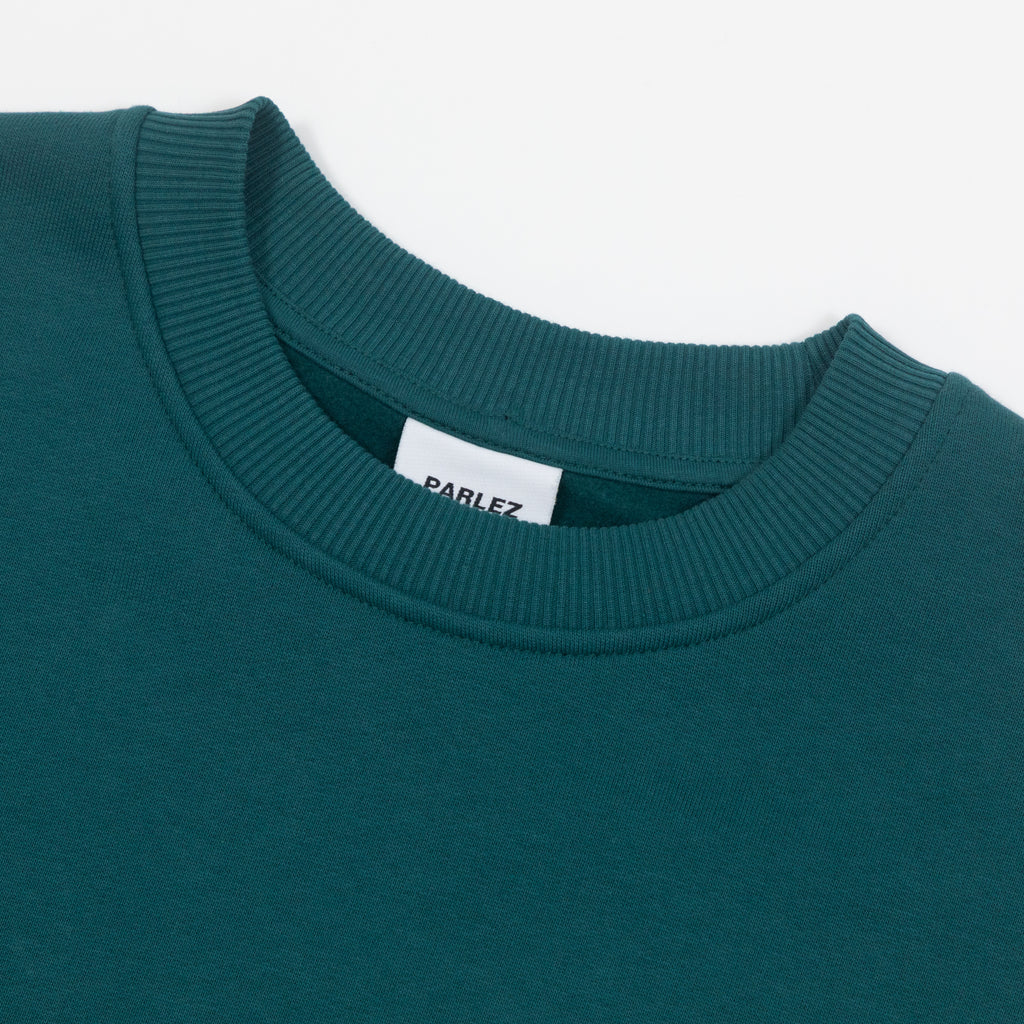 PARLEZ Iocus Graphic Sweatshirt in PETROL GREEN