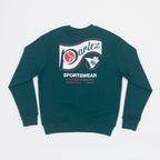 PARLEZ Iocus Graphic Sweatshirt in PETROL GREEN