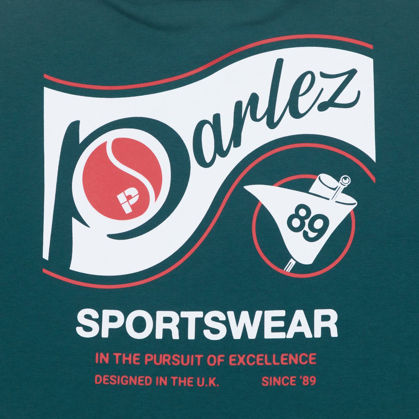 PARLEZ Iocus Graphic Sweatshirt in PETROL GREEN