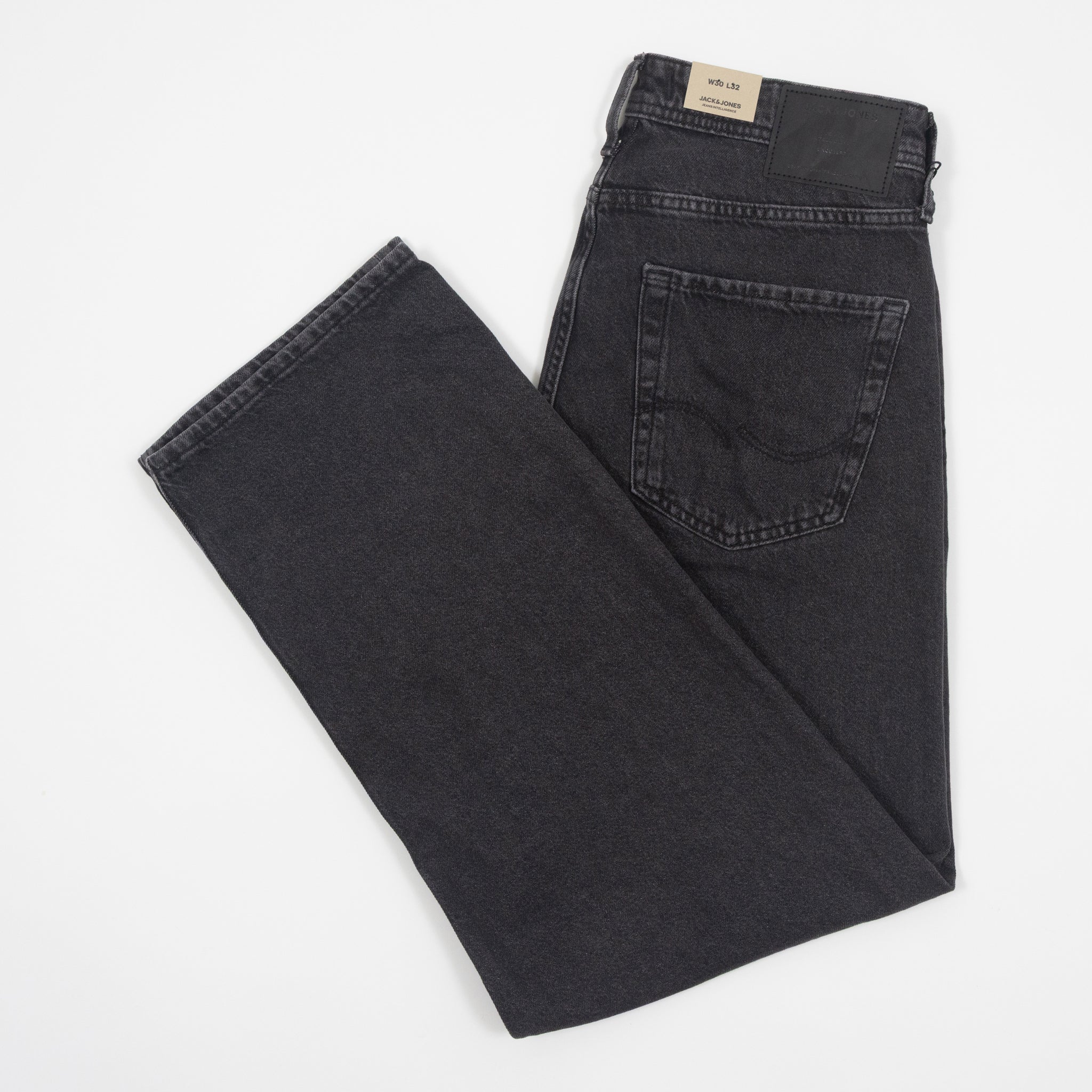 JACK & JONES Alex Original Straight Fit Jeans in BLACK