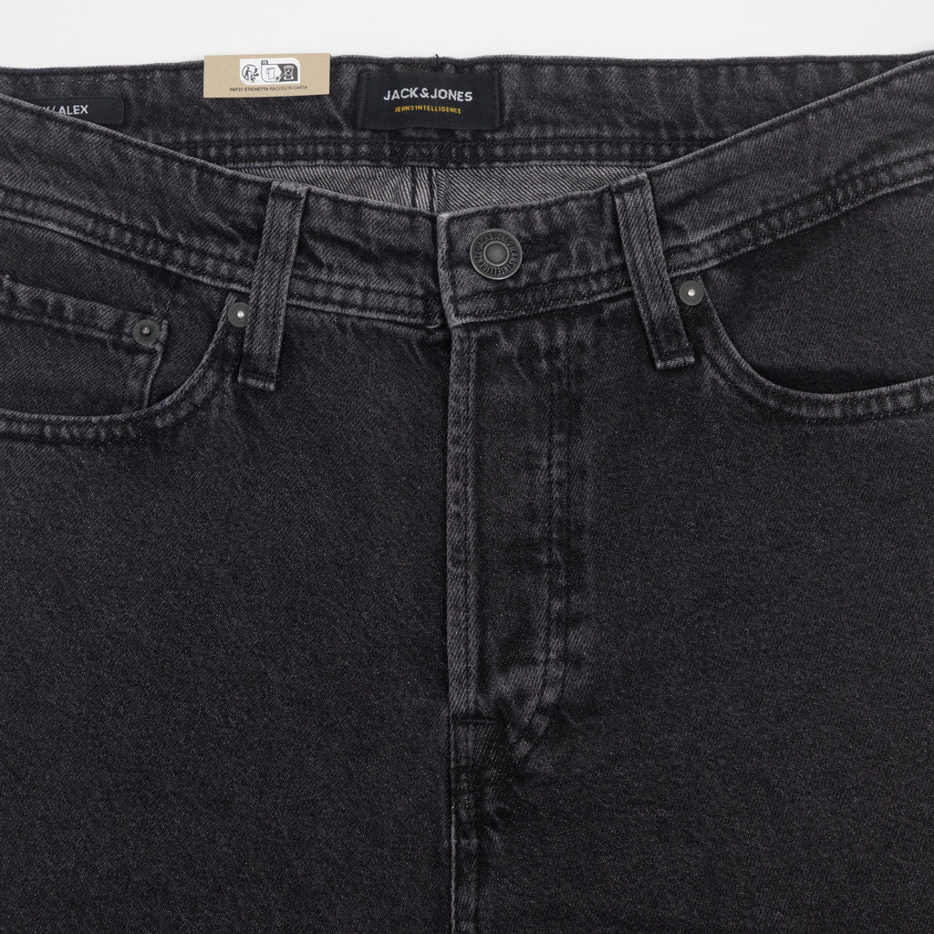 JACK & JONES Alex Original Straight Fit Jeans in BLACK