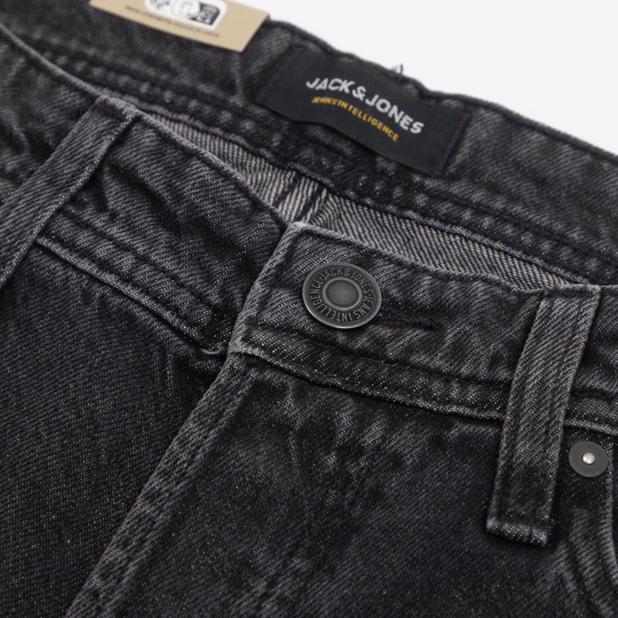 JACK & JONES Alex Original Straight Fit Jeans in BLACK