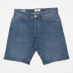 JACK & JONES Rick Original Fitted Shorts in BLUE DENIM