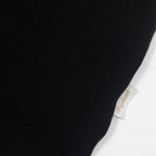 JACK & JONES Split Polo Neck Shirt in BLACK