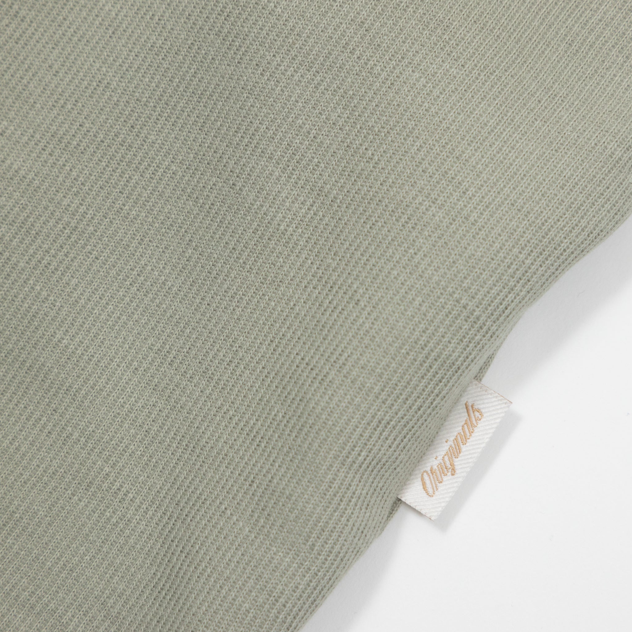 JACK & JONES Split Polo Neck Shirt in GREEN
