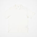 JACK & JONES Split Polo Neck Shirt in OFF WHITE