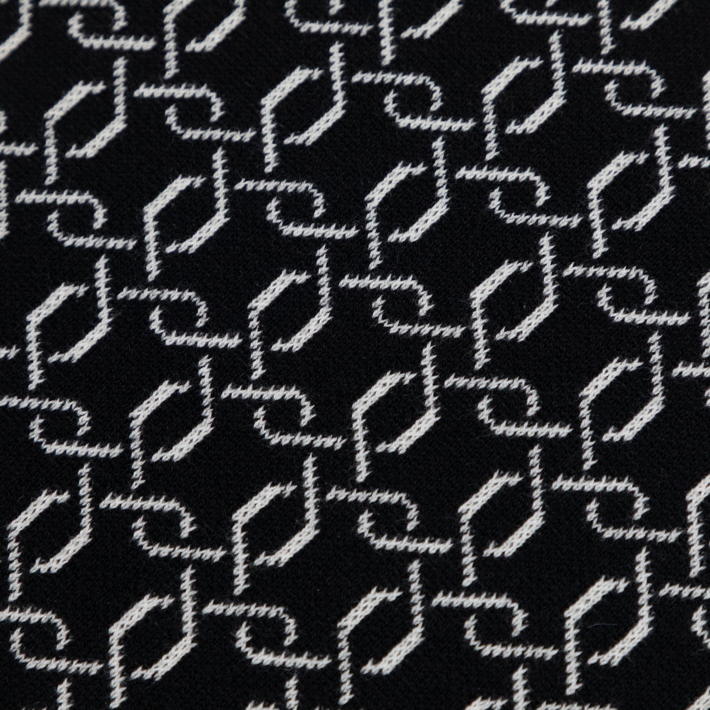 FILA Jackson Knit Zip Polo Shirt in BLACK