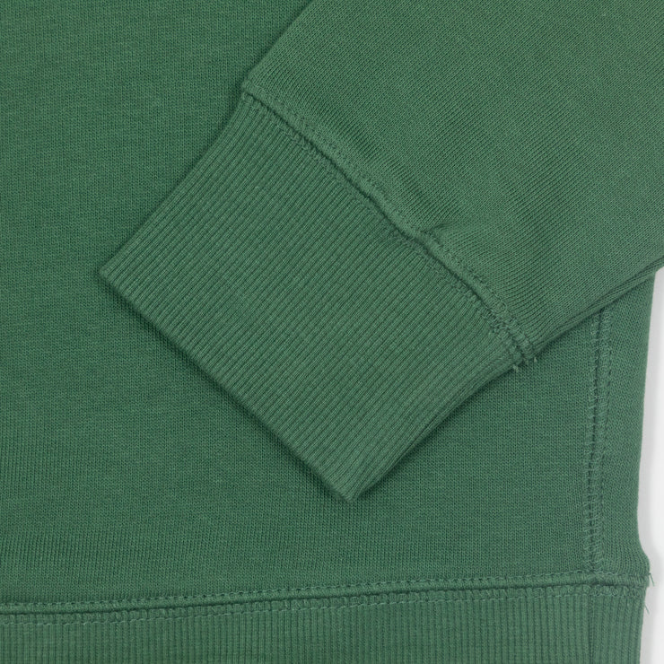 FARAH Jim Quarter Zip Sweatshirt in GREEN