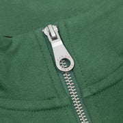 FARAH Jim Quarter Zip Sweatshirt in GREEN