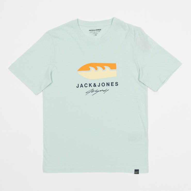 JACK & JONES Jortulum Statement Logo T-Shirt in PALE BLUE