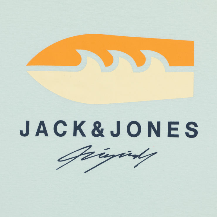 JACK & JONES Jortulum Statement Logo T-Shirt in PALE BLUE
