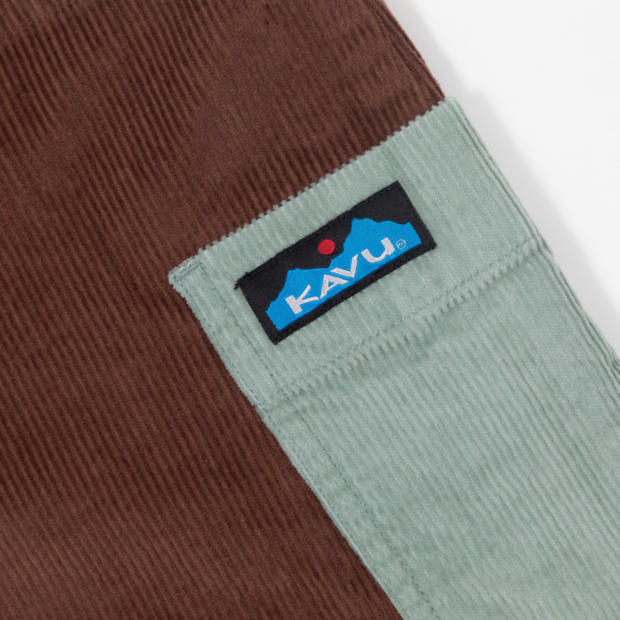 Womens KAVU June Jumper Dungarees in CREAM & BROWN