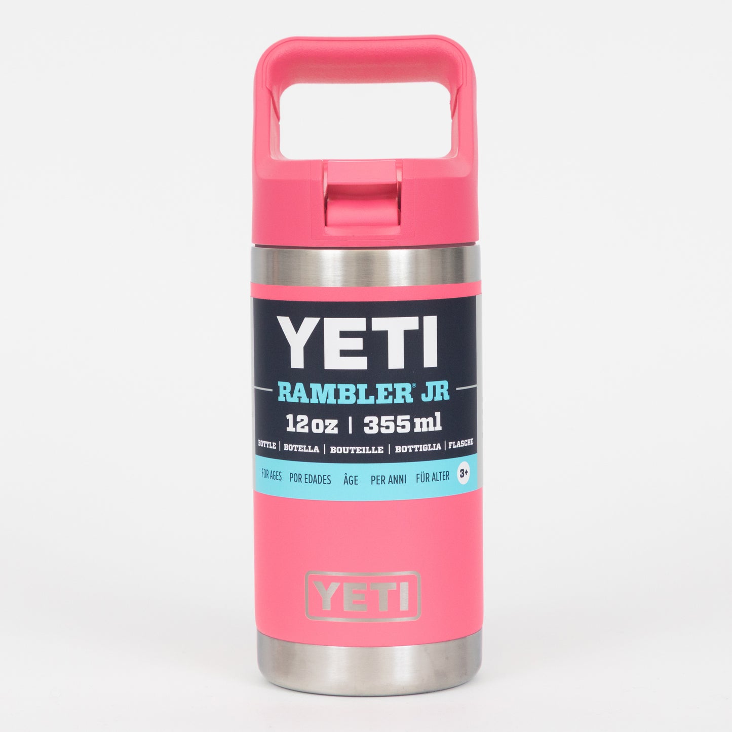 YETI Rambler® Junior 12 oz (355 ml) Kids' Water Bottle in Tropical Pink