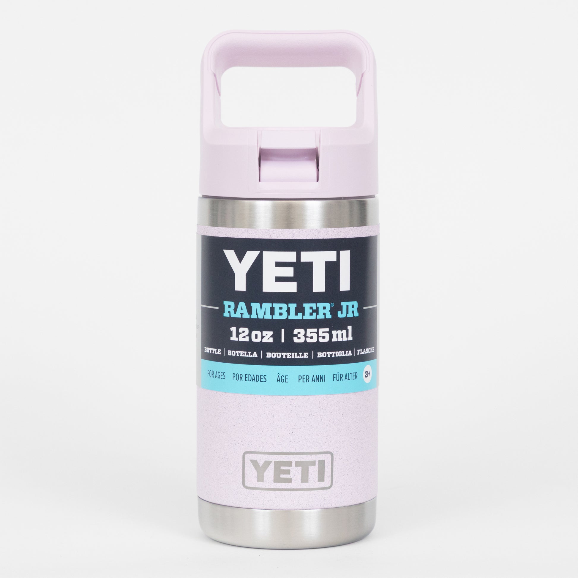 Cherry Blossom Pink YETI junior with straw lid