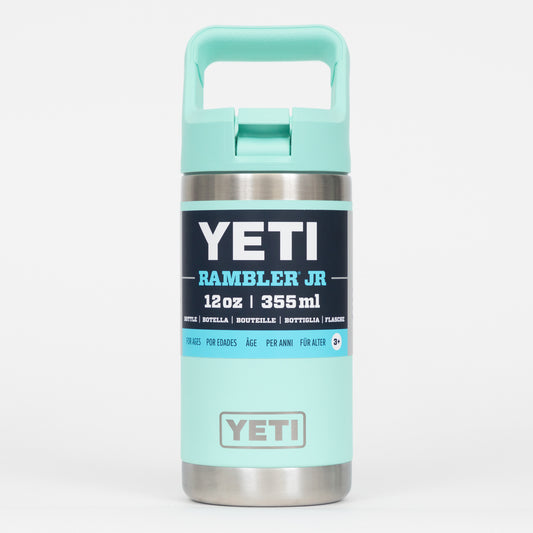 YETI Junior Rambler 12 oz (355ml) Colour Straw Bottle in TURQUOISE