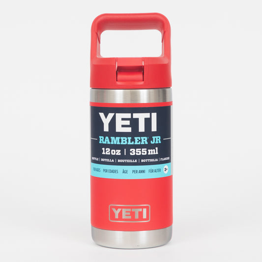 YETI Rambler® Junior 12 oz (355 ml) Kids' Water Bottle in Rescue Red