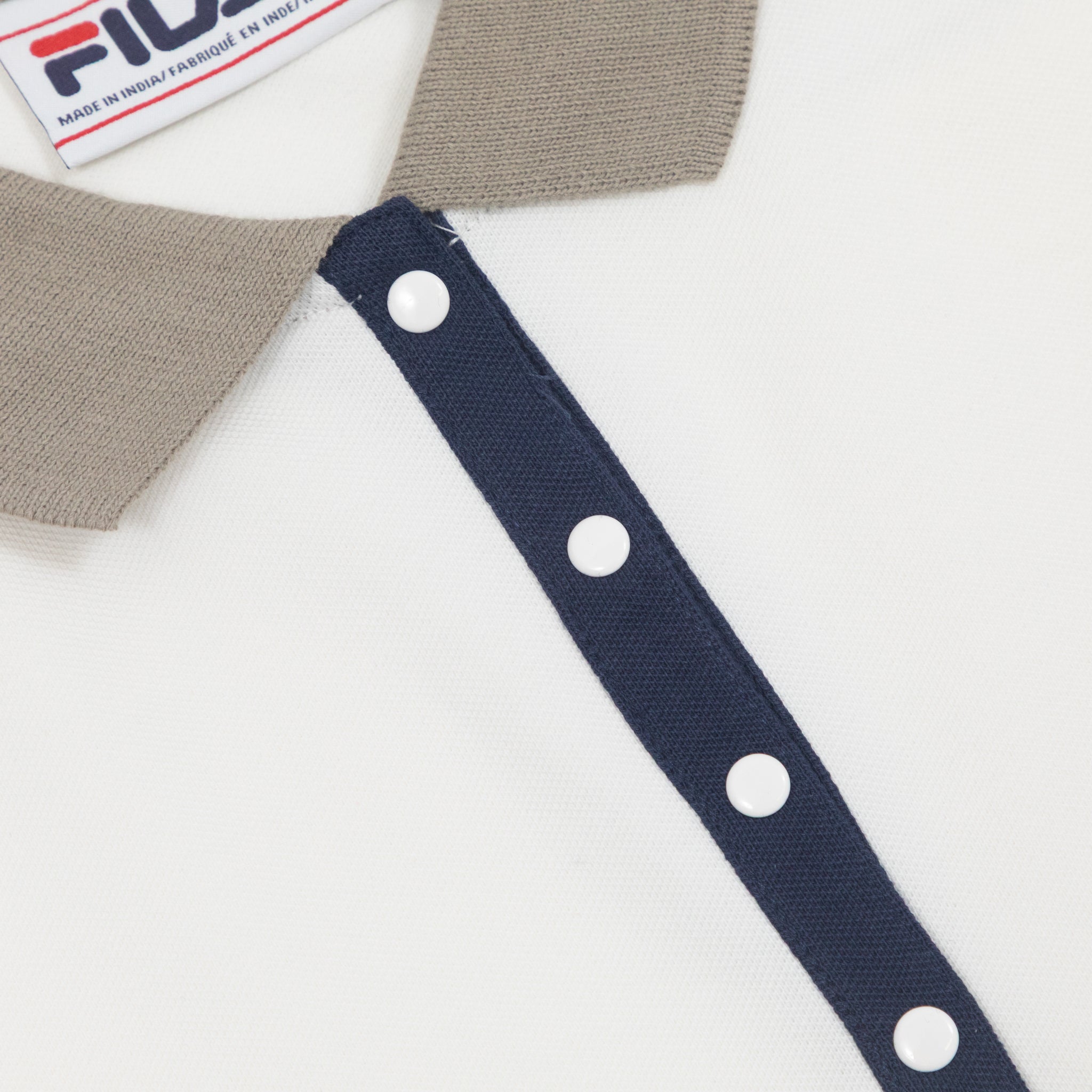 Womens FILA Juno Fitted Polo in CREAM