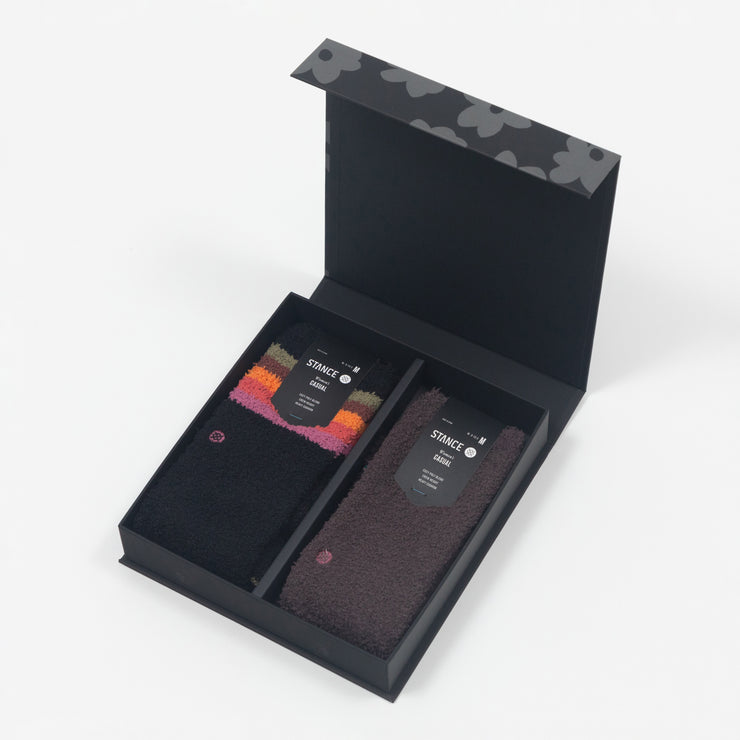Womens STANCE Just Chilling Fluffy Socks Box Set in MULTI