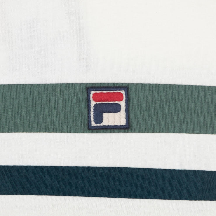 FILA Justin Colour Block T-Shirt in BROWN