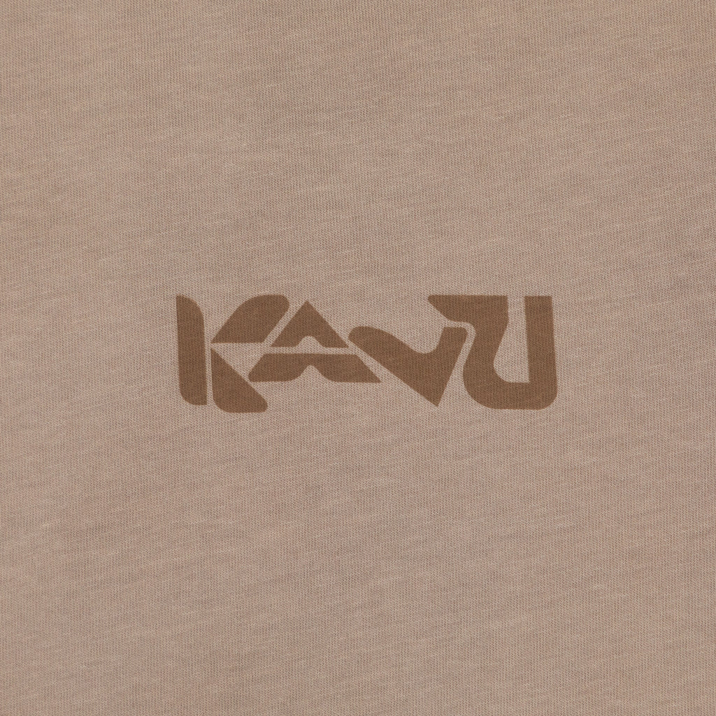 KAVU Cubed T-Shirt in BUFF