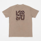 KAVU Cubed T-Shirt in BUFF