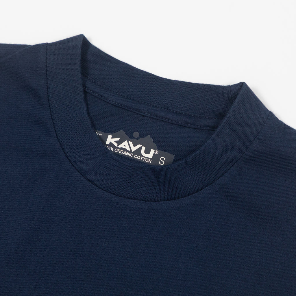 KAVU Let It Rip T-Shirt in Nautical Navy