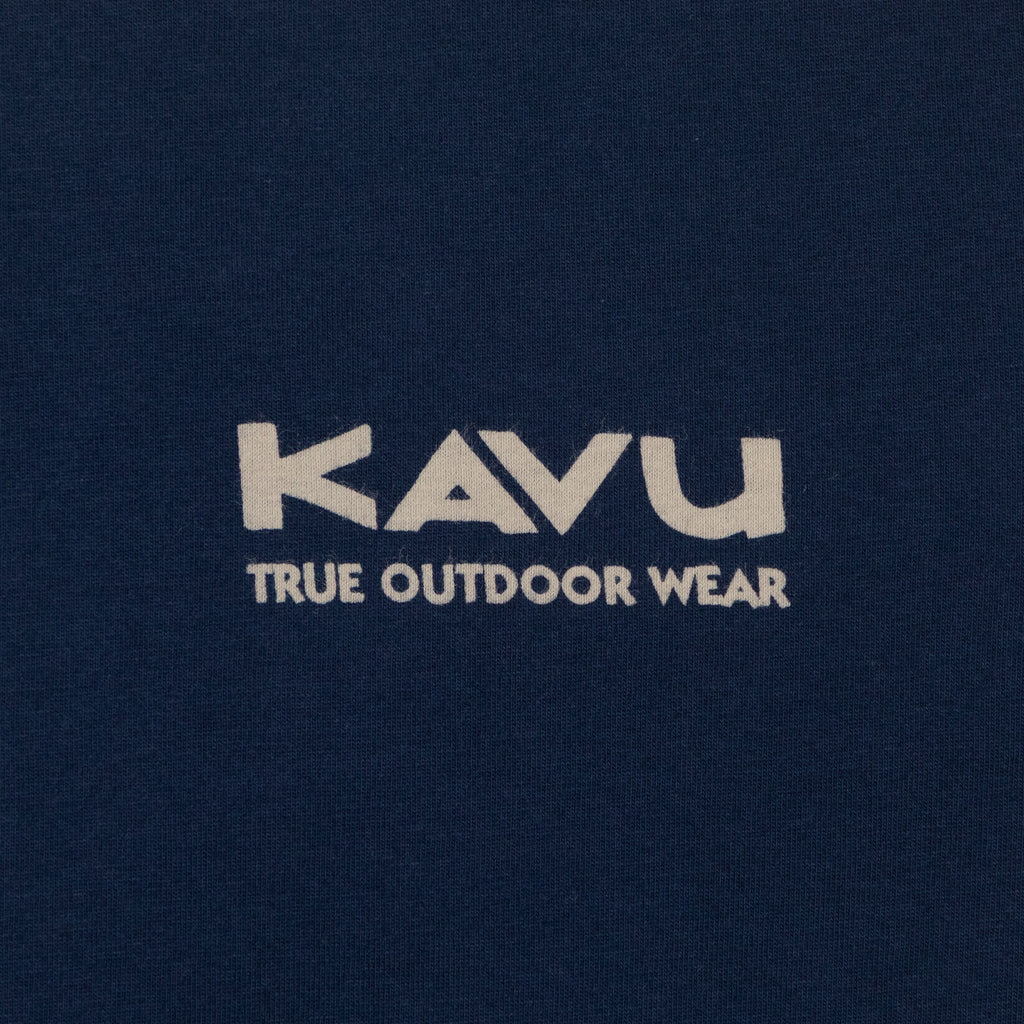 KAVU Let It Rip T-Shirt in Nautical Navy