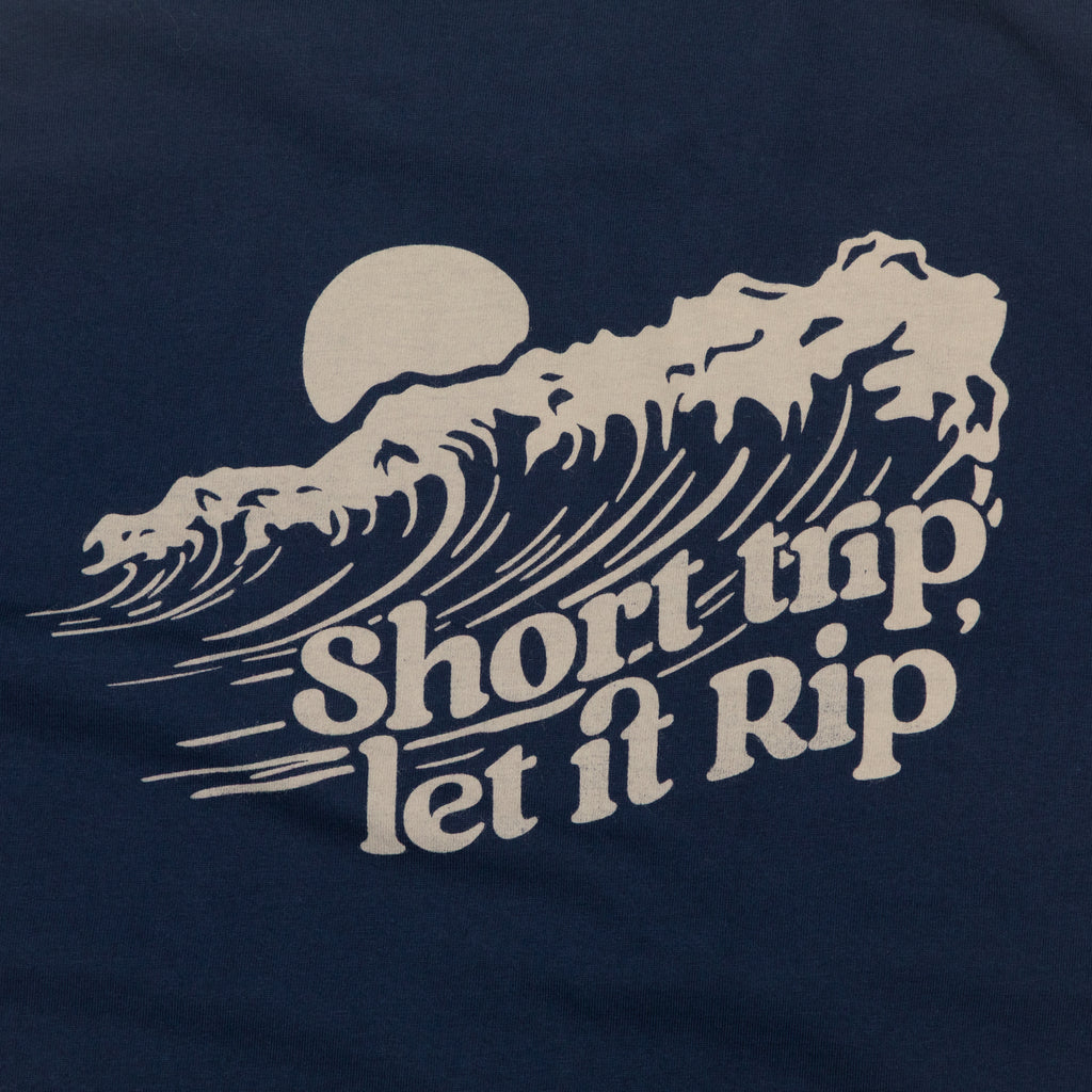 KAVU Let It Rip T-Shirt in Nautical Navy