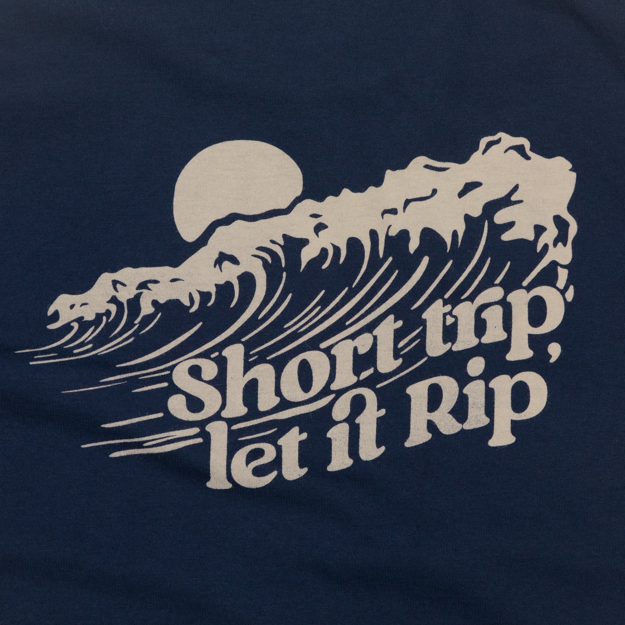 KAVU Let It Rip T-Shirt in Nautical Navy