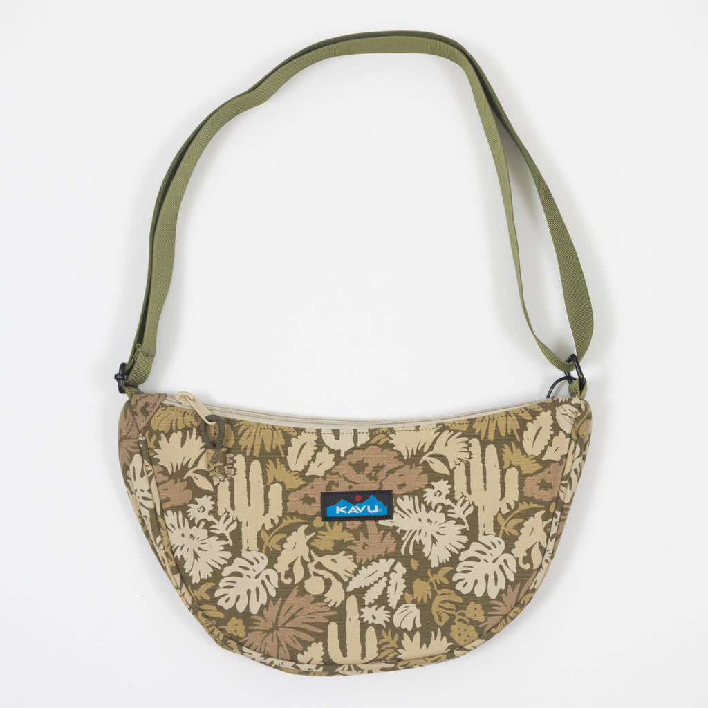 KAVU Saddle Satchel in CACTUS GARDEN