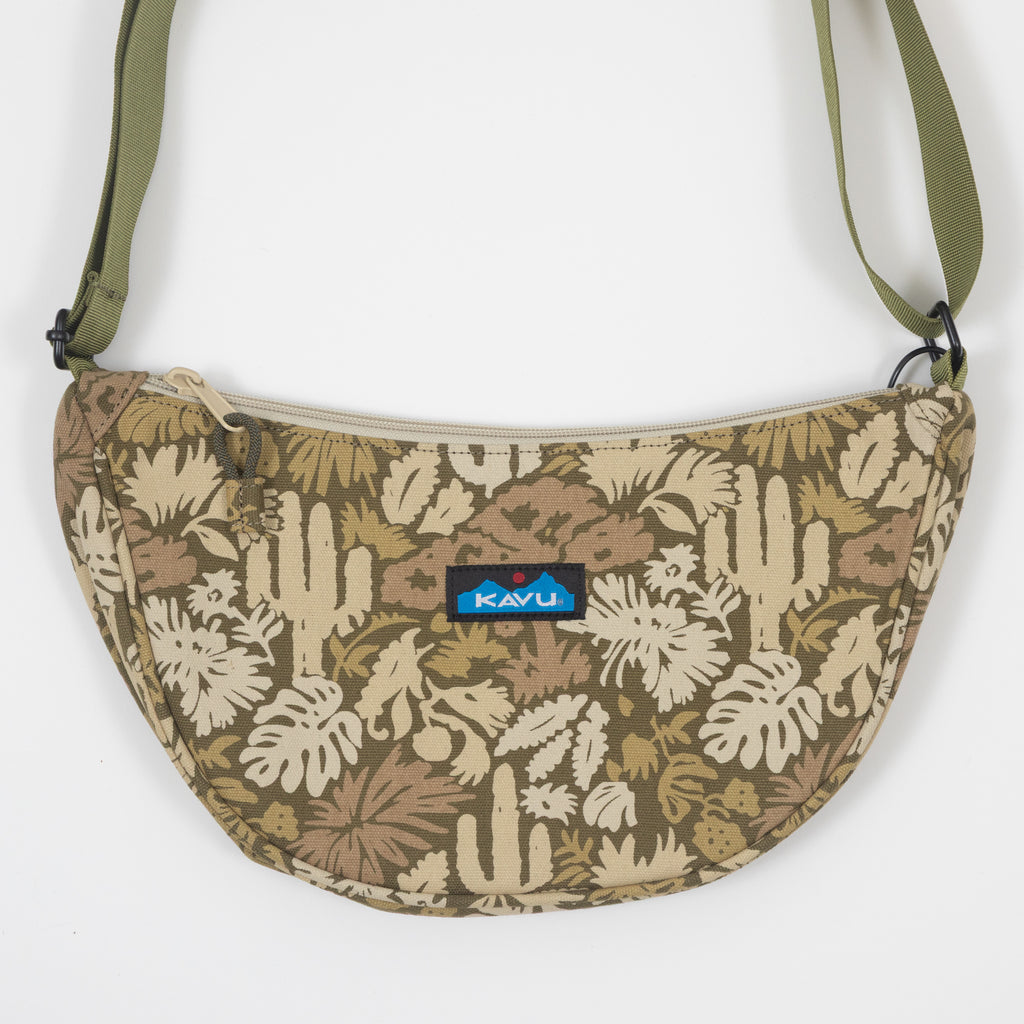 KAVU Saddle Satchel in CACTUS GARDEN