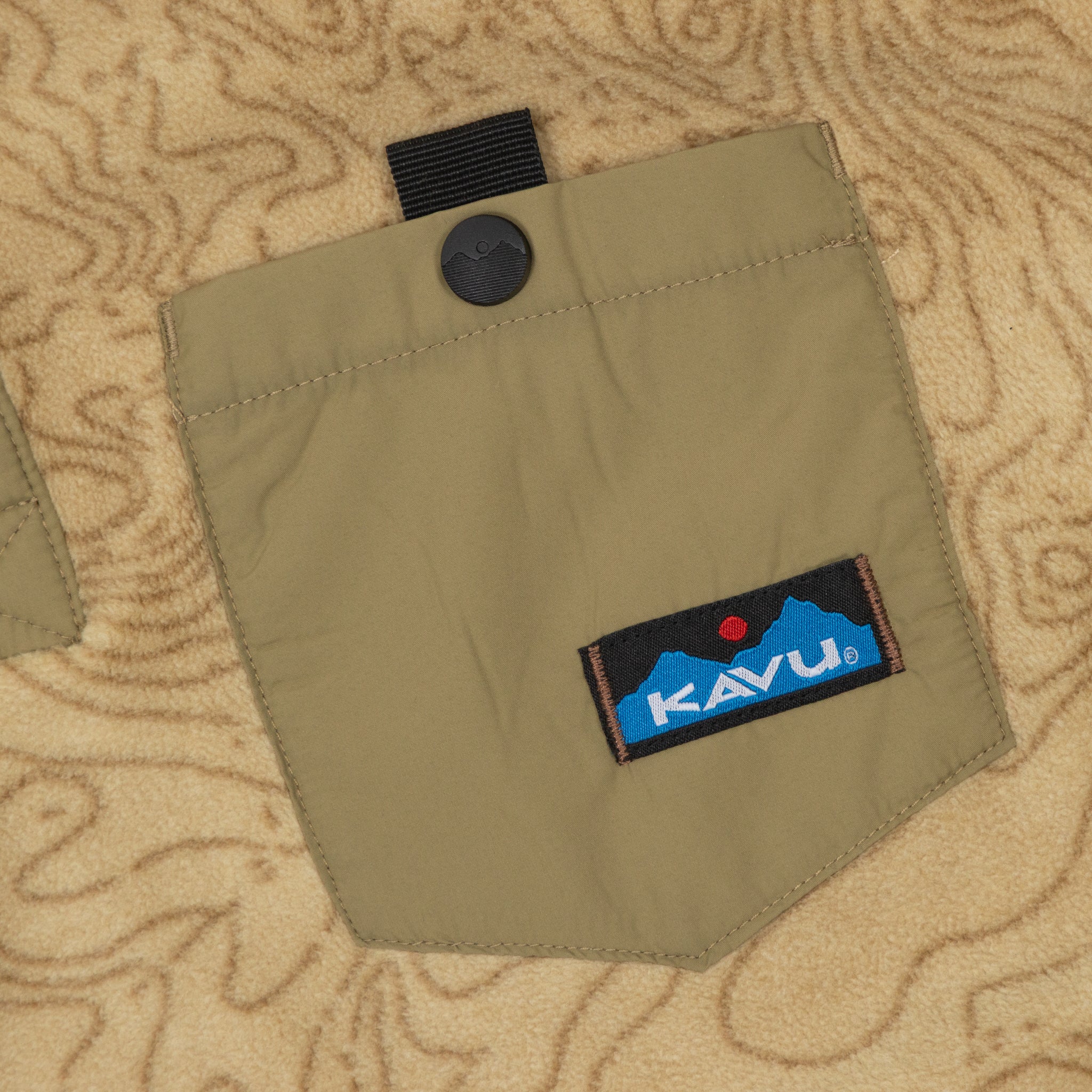 KAVU Teannaway Sweatshirt in Terrain Topo
