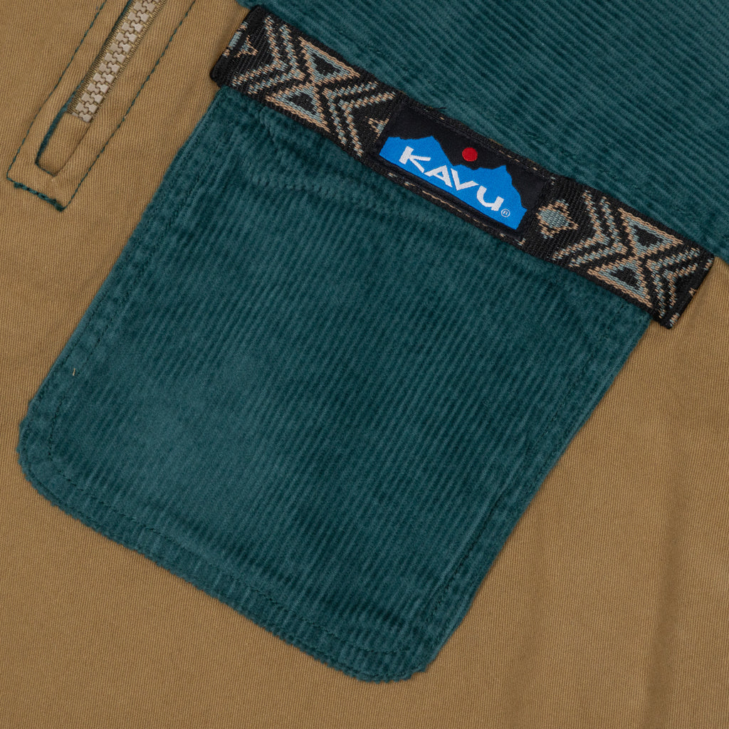KAVU Throwshirt Flex Jacket in GREEN SPACE