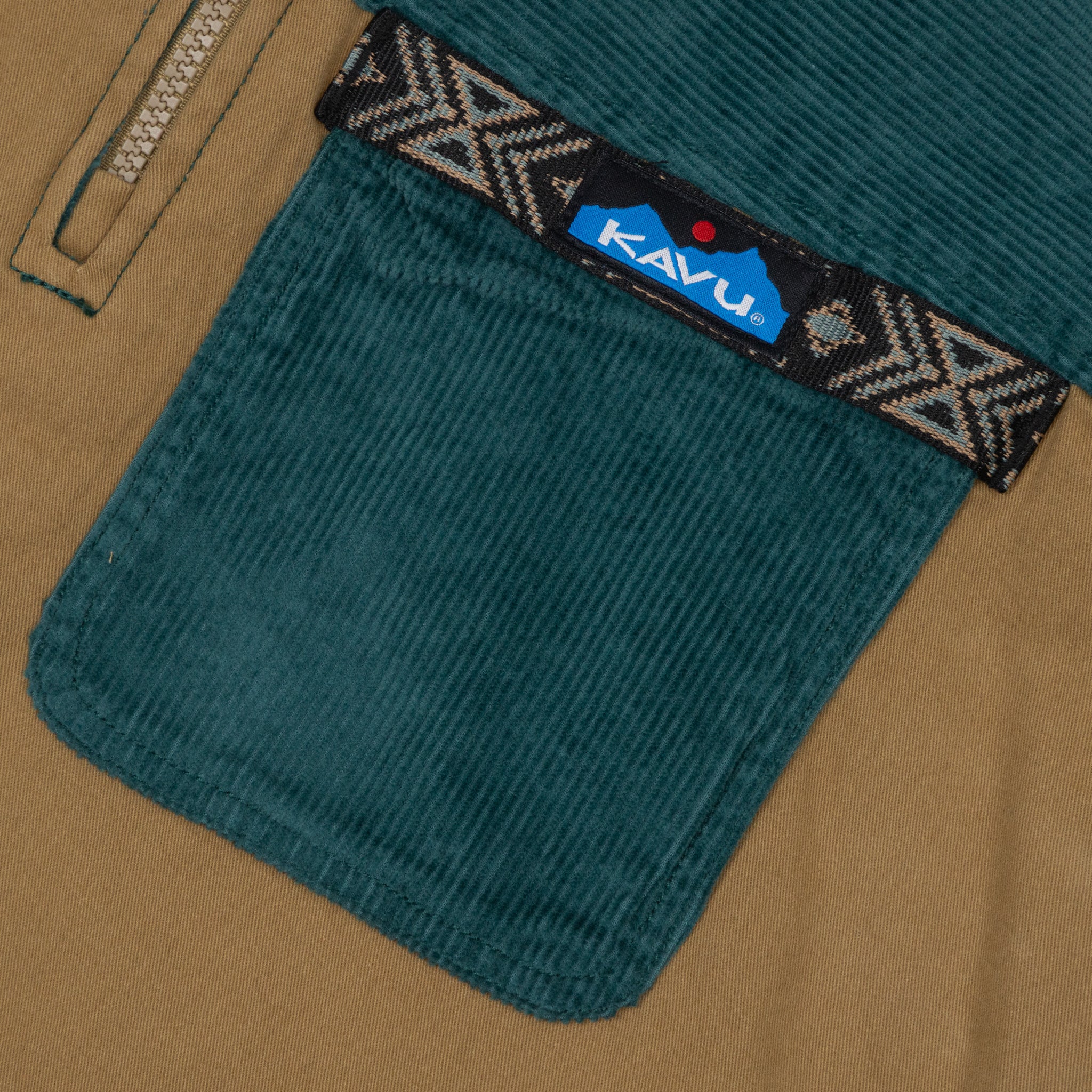 KAVU Throwshirt Flex Jacket in GREEN SPACE