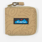 KAVU Zip Around Wallet in TERRAIN TOPO