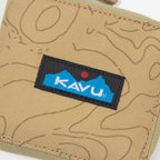 KAVU Zip Around Wallet in TERRAIN TOPO