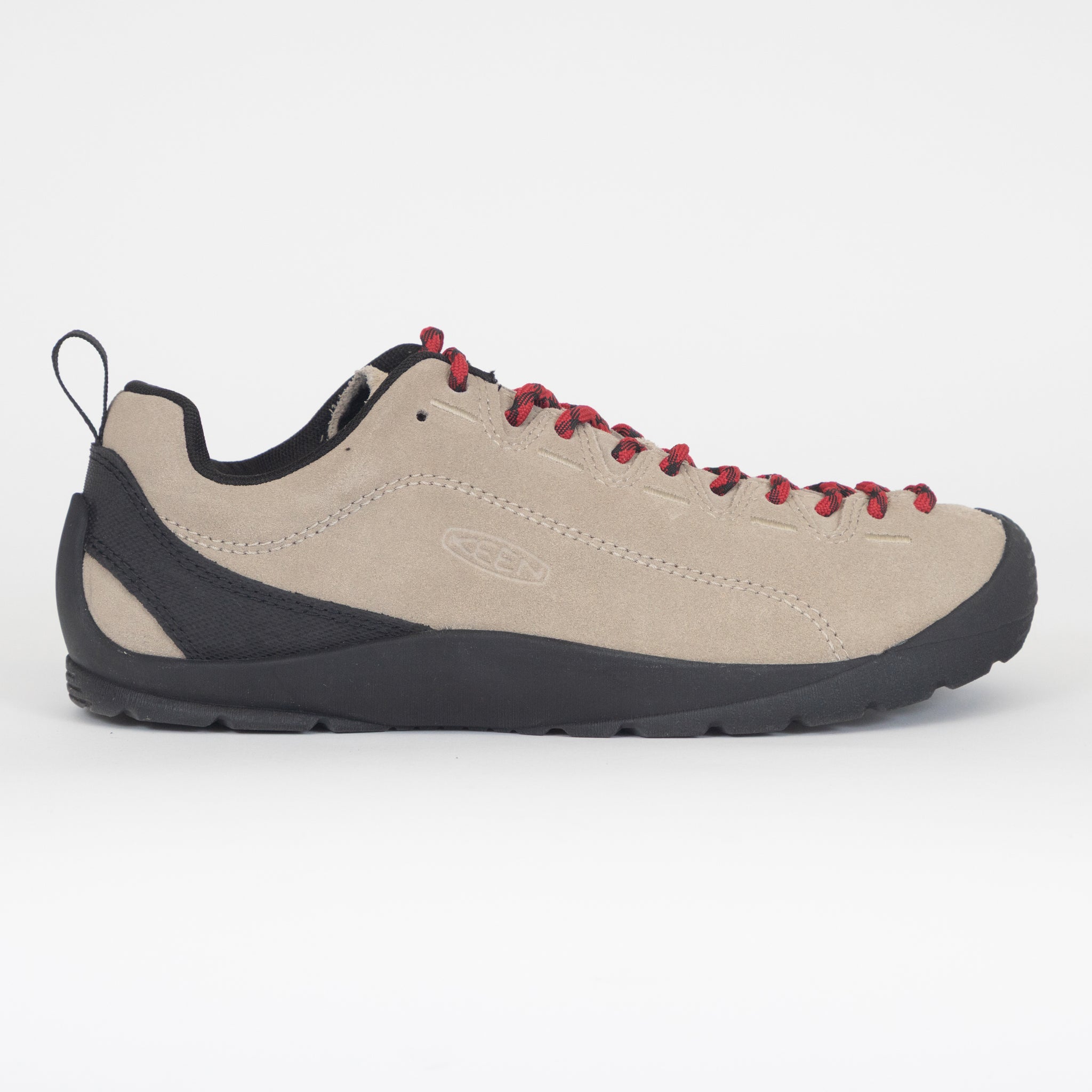 Womens KEEN Jasper Sneaker in Silver Mink — side profile