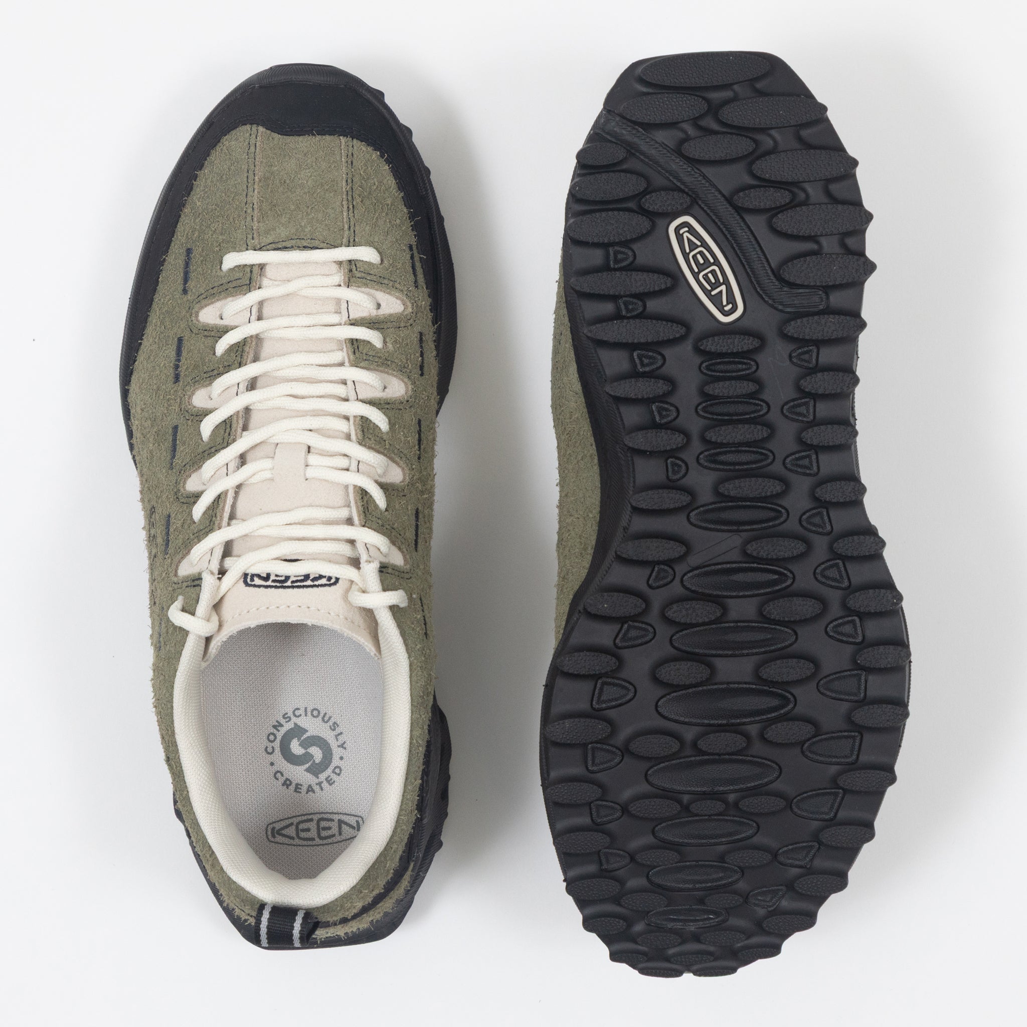 KEEN Jasper Zionic Sneaker in Dark Olive/Birch — alternative angle