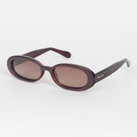 meller slim sunglasses red with brown lens