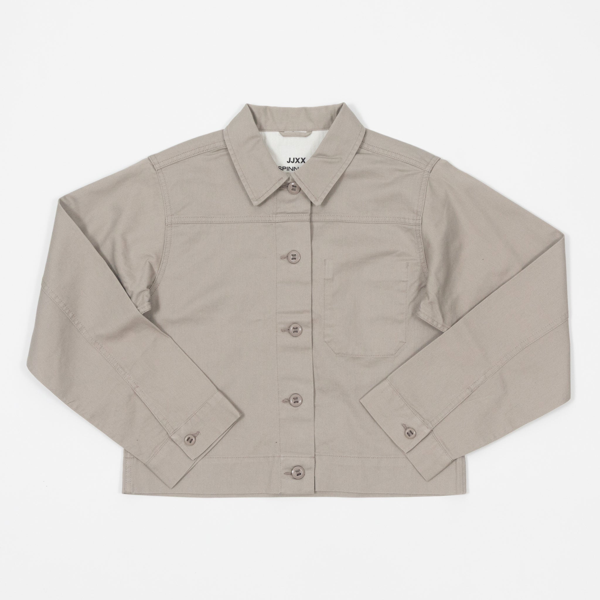 Womens JJXX Katy Overshirt in BEIGE