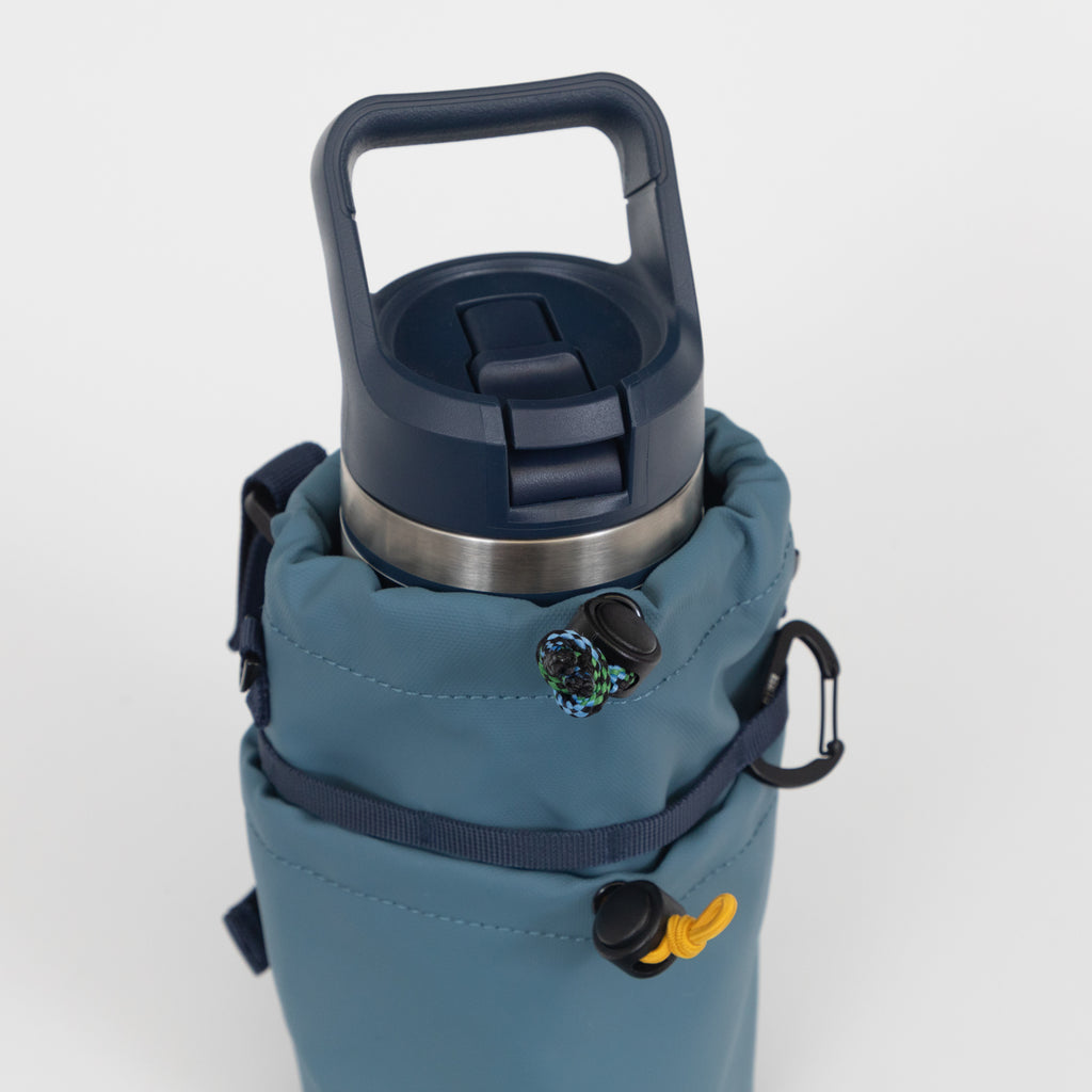 ELLIKER Keasden Bike Bottle Bag in STEEL BLUE