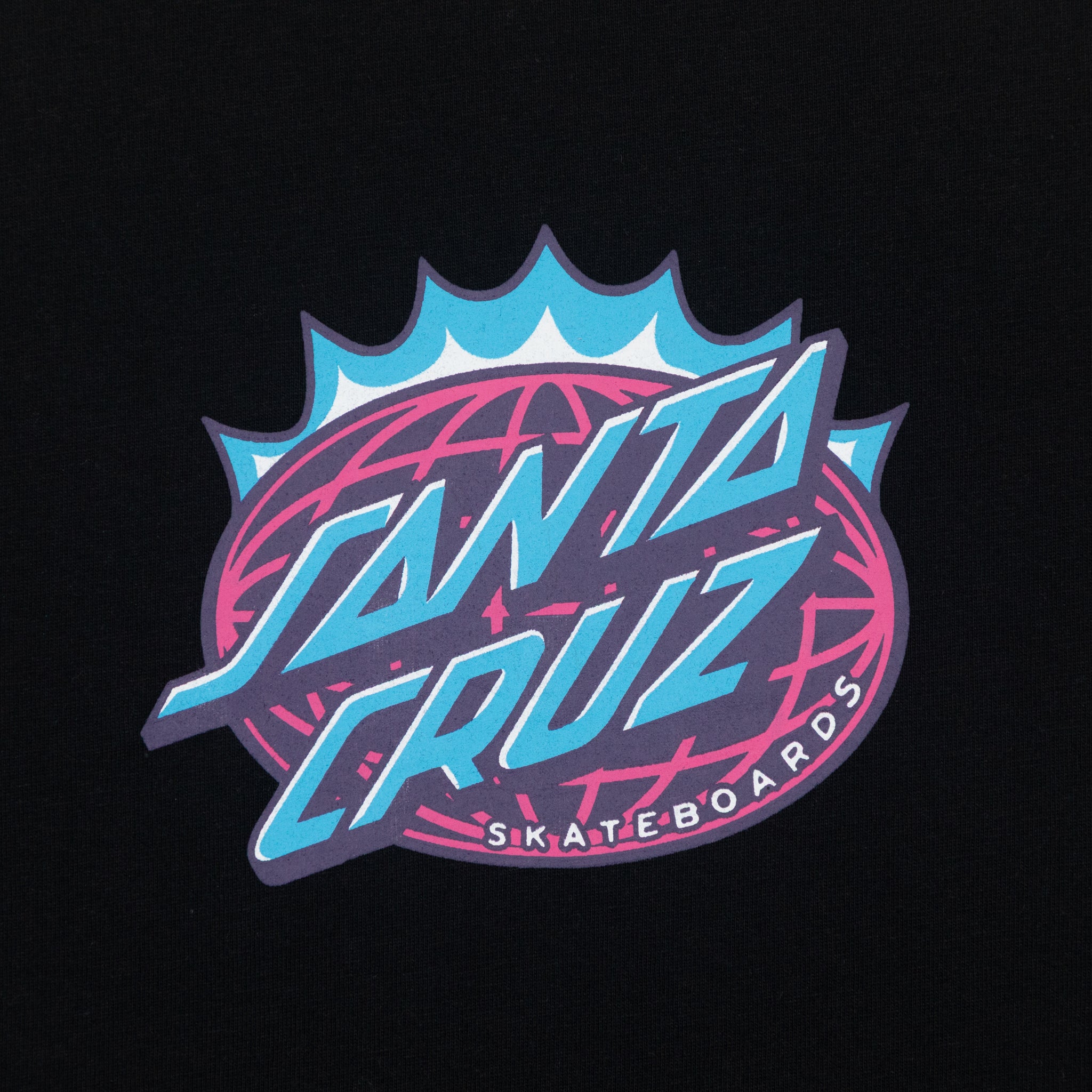 SANTA CRUZ Kendall End Of The Dot T-Shirt in BLACK