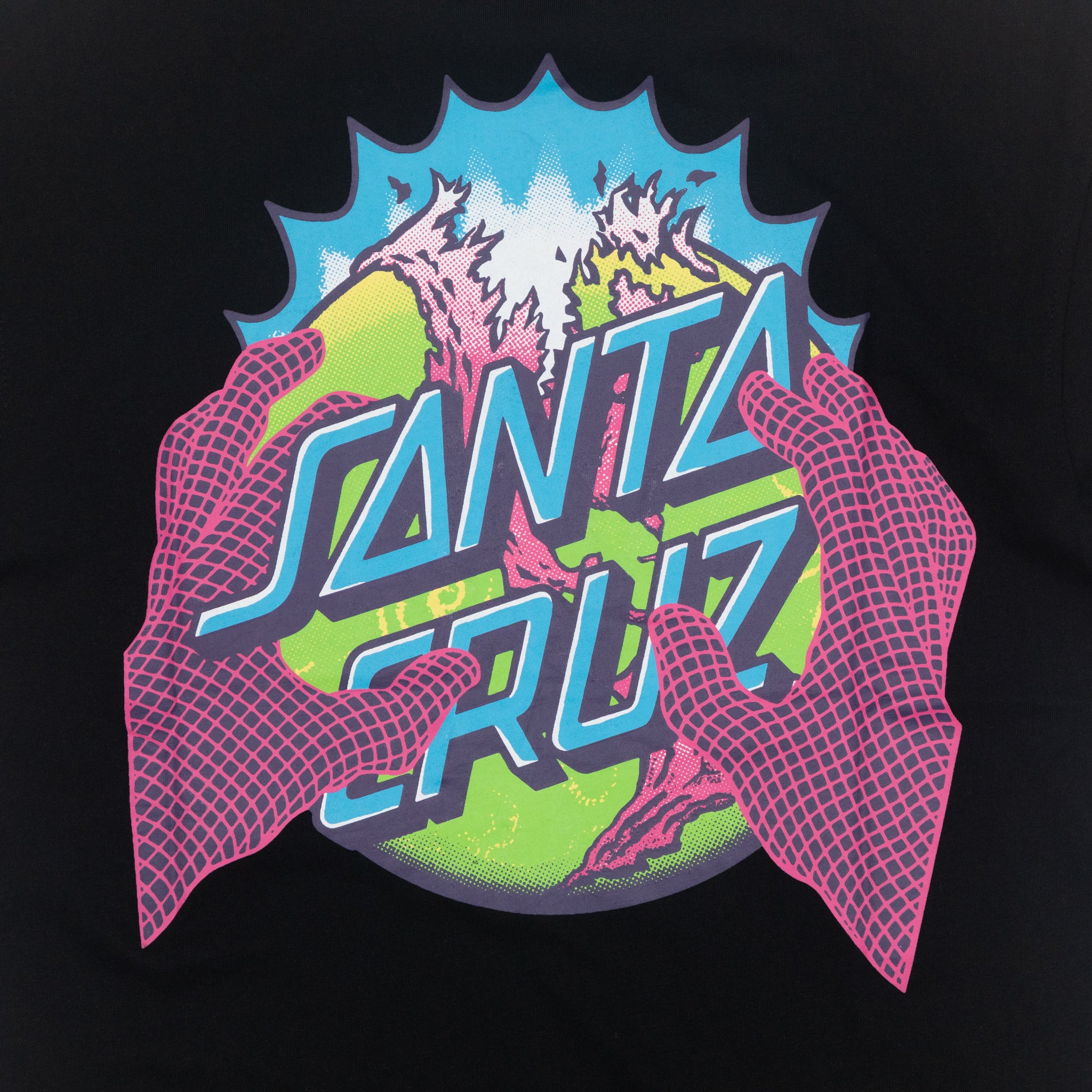 SANTA CRUZ Kendall End Of The Dot T-Shirt in BLACK