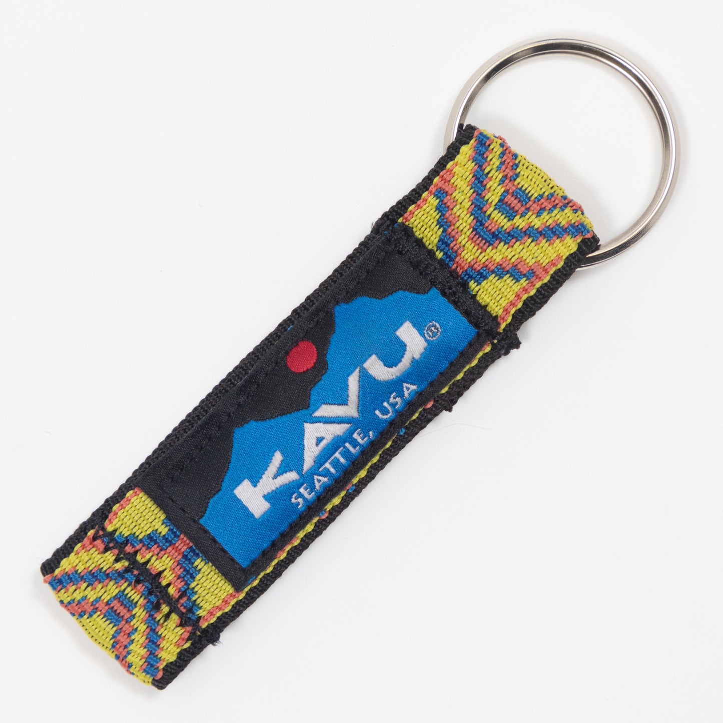 KAVU Key Chain Key Ring in YELLOW
