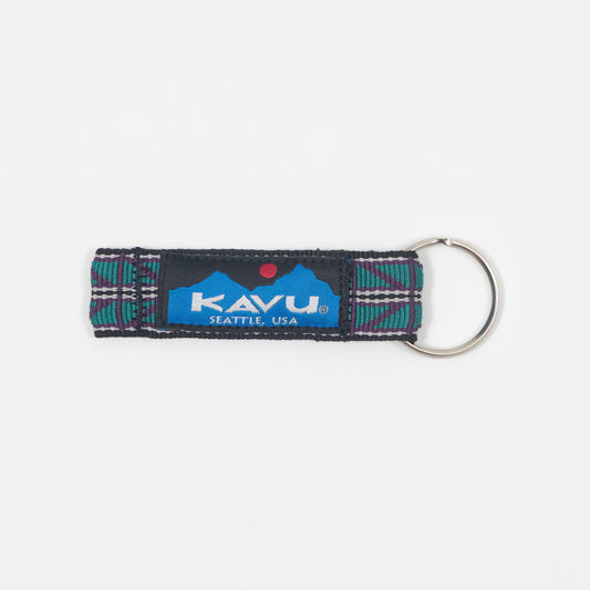 KAVU Key Chain Keyring in PURPLE & TEAL
