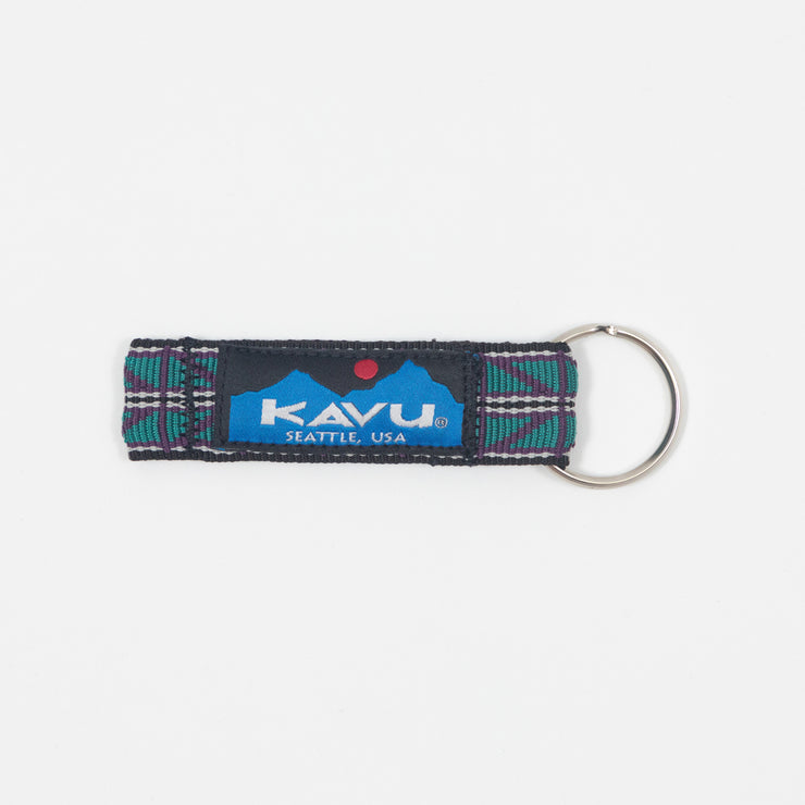 KAVU Key Chain Keyring in PURPLE & TEAL