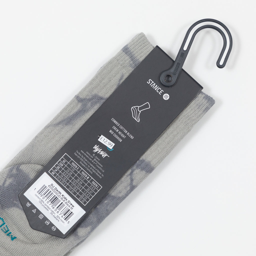 Kids STANCE X Star Wars DJ Darth Socks in GREY