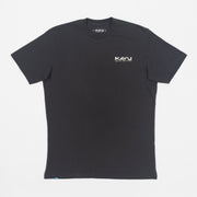 KAVU Klear Above Etch Art T-Shirt in BLACK