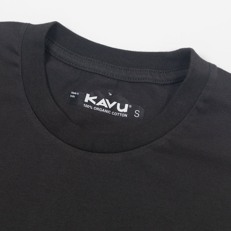 KAVU Klear Above Etch Art T-Shirt in BLACK
